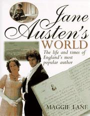 Cover of Jane Austen's world by Lane, Maggie