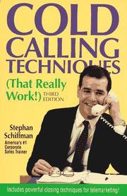 Cover of Cold calling techniques (that really work!) by Stephan Schiffman