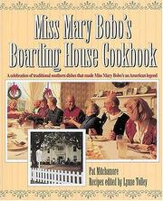 Cover of Miss Mary Bobo's boarding house cookbook by Mary Bobo