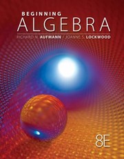 Front cover of Beginning Algebra  8th Edition
            
                Textbooks Available with Cengage Youbook by Richard N. Aufmann