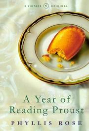 Front cover of Year of Reading Proust a Memoir In Real by Phyllis Rose