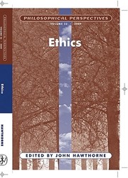 Cover of Ethics by John Hawthorne