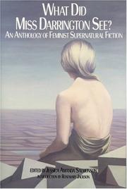 Front cover of What Did Miss Darrington See? by Jessica Amanda Salmonson