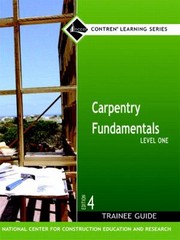 Cover of Carpentry Fundamentals by National Center for Construction Education