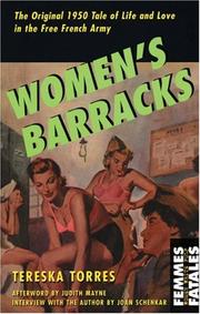 Cover of Women's barracks by Tereska Torrès