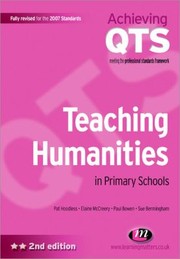 Cover of Teaching Humanities In Primary Schools by Pat Hoodless
