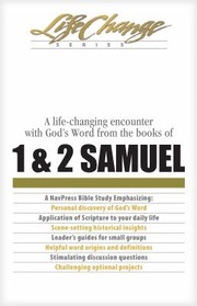 Cover of 1 and 2 Samuel
            
                LifeChange by The Navigators
