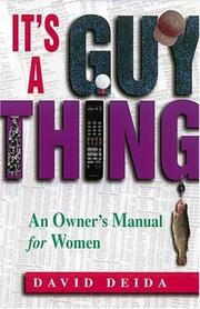 Cover of It's a guy thing by David Deida
