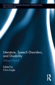 Cover of Literature Speech Disorders And Disability Talking Normal by Christopher Eagle