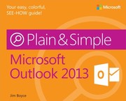 Cover of Microsoft Outlook 2013 Plain and Simple by Jim Boyce