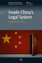 Front cover of Inside Chinas Legal System by Chang Wang