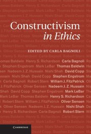 Cover of Constructivism In Ethics by Carla Bagnoli