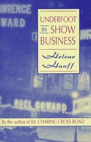 Front cover of Underfoot in show business by Helene Hanff