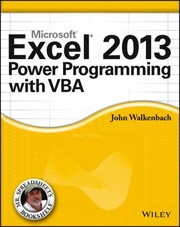 Cover of Excel 2013 Power Programming with VBA by John Walkenbach