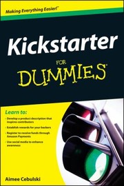 Cover of Kickstarter For Dummies by Aimee Cebulski
