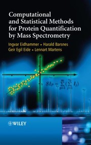 Cover of Computational And Statistical Methods For Protein Quantification By Mass Spectrometry by Ingvar Eidhammer