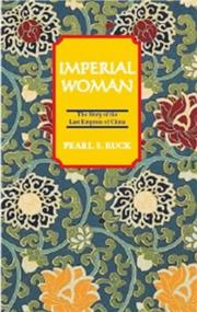 Front cover of Imperial Woman by Pearl S. Buck
