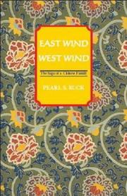 Front cover of East Wind, West Wind by Pearl S. Buck