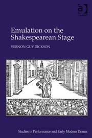 Cover of Emulation On The Shakespearean Stage by Vernon Guy