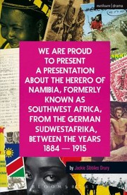 Front cover of We Are Proud To Present by Jackie Sibblies