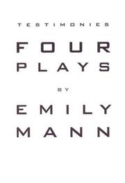 Cover of Testimonies by Emily Mann