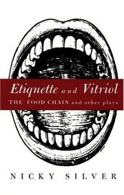 Cover of Etiquette and vitriol by Nicky Silver