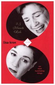 Cover of 2.5 minute ride by Lisa Kron