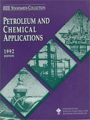 Front cover of Petroleum and chemical applications by Institute of Electrical and Electronics Engineers