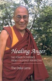 Cover of Healing Anger by His Holiness Tenzin Gyatso the XIV Dalai Lama