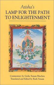 Cover of Atisha's lamp for the path by Sonam Rinchen