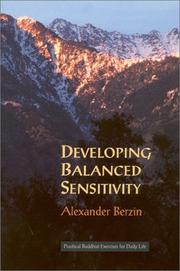 Cover of Developing balanced sensitivity by Alexander Berzin