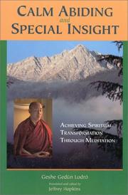 Cover of Calm abiding & special insight by Geshe Gedün Lodrö