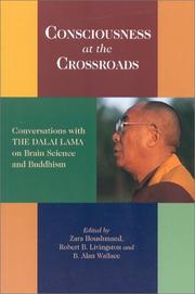Cover of Consciousness at the crossroads by His Holiness Tenzin Gyatso the XIV Dalai Lama