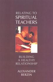 Cover of Relating to a spiritual teacher by Alexander Berzin