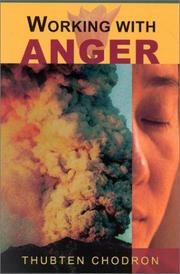 Cover of Working with anger by Thubten Chodron