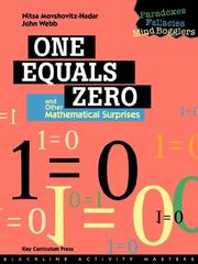 Front cover of One equals zero and other mathematical surprises by Nitsa Movshovitz-Hadar