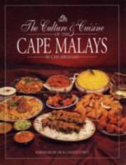 Cover of The Culture Cuisine Of The Cape Malays by Cass Abrahams