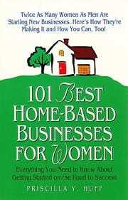 Cover of 101 best home-based businesses for women by Priscilla Y. Huff