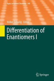 Front cover of Differentiation Of Enantiomers I by Alessia Ciogli