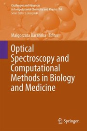 Front cover of Optical Spectroscopy And Computational Methods In Biology And Medicine by Malgorzata Bar