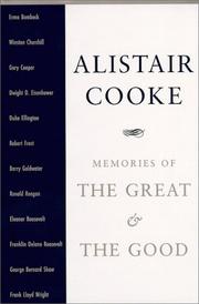Front cover of Memories of the Great & the Good by Alistair Cooke