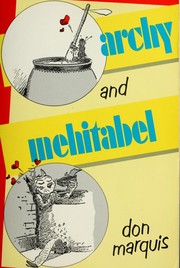 Cover of archy and mehitabel by Don Marquis