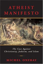 Front cover of Atheist Manifesto by Michel Onfray