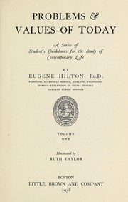 Cover of Problems & values of today by Eugene Hilton