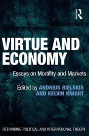 Cover of VIRTUE AND ECONOMY by Andrius Bielskis