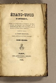 Front cover of Les États-Unis d'Amérique by John Bristed