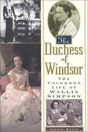 Front cover of The Duchess of Windsor by Greg King