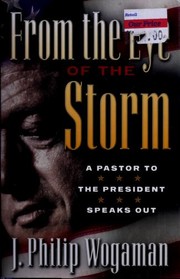 Cover of From the eye of the storm by J. Philip Wogaman