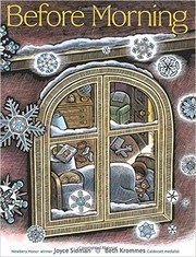 Cover of Before Morning by Joyce Sidman