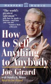 Cover of How to sell anything to anybody by Joe Girard